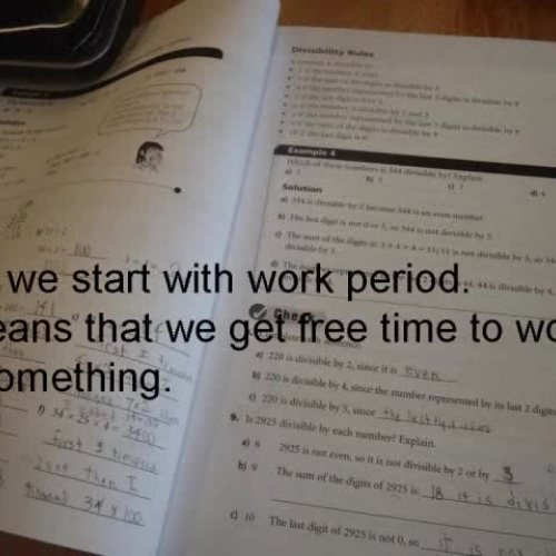 One day at Mount Pleasant school.