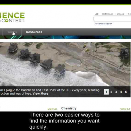 Gale Science in context flv