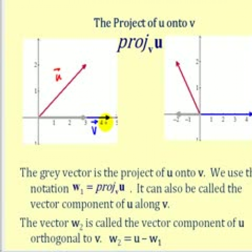 Proving the Vector Projection Formula