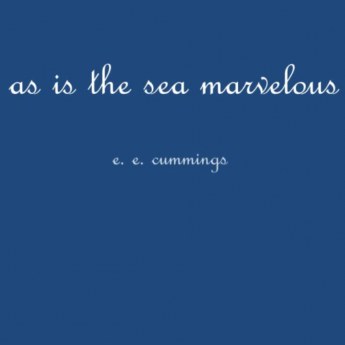 as is the sea marvelous illumination