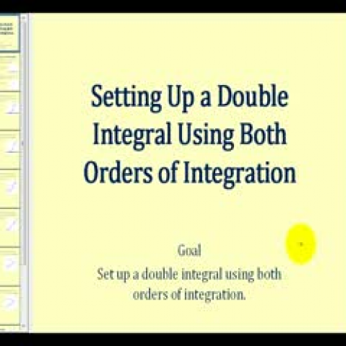 Double Integral Using Both Orders of Integrat