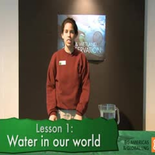 Water and Wetland Conservation Lesson 1