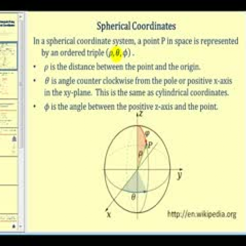 Intro to Triple Integrals Using Spherical Coo