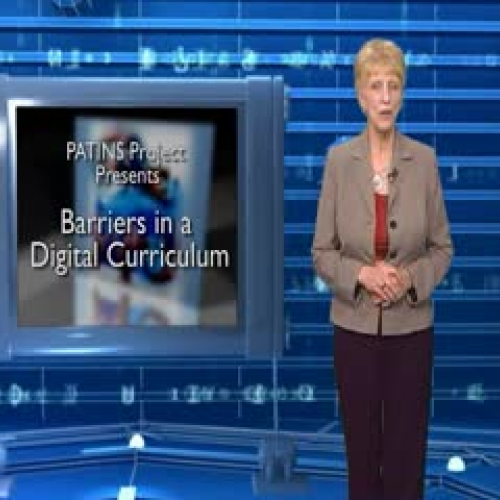 Barriers in a Digital Curriculum Part 1