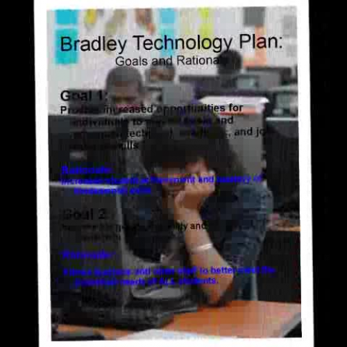 Bradley High School Tech Plan: Goals