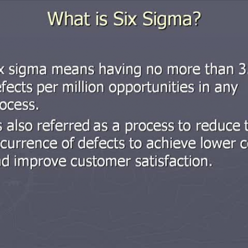 Six Sigma
