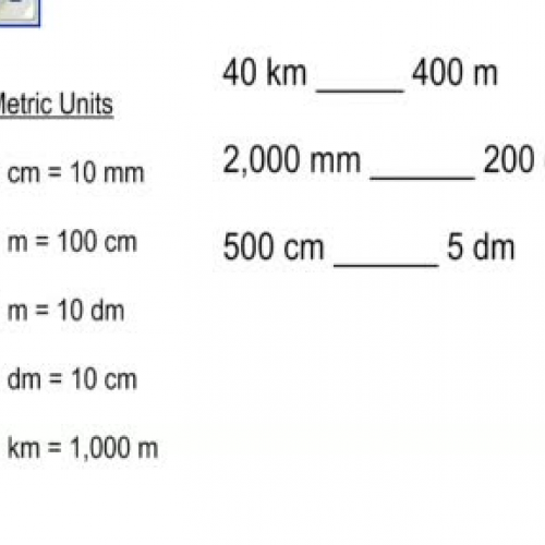 Working with Metric Length