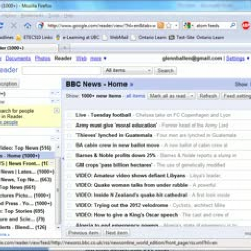 Google RSS Reader