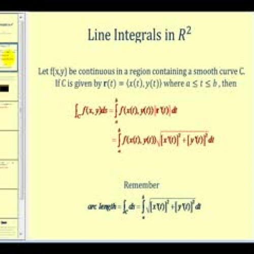 Line Integrals in R^2