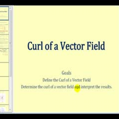 The Curl of a Vector Field