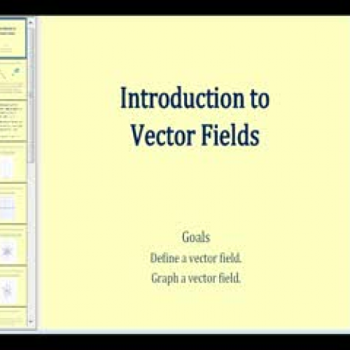 Introduction to Vector Fields