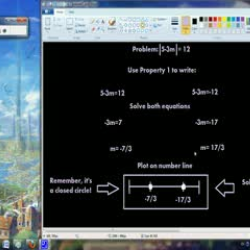 abs value inequality