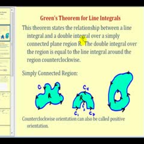 Green's Theorem - Part 1