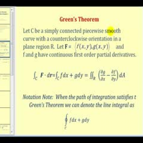 Green's Theorem - Part 2