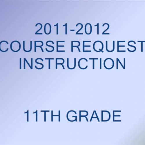 11th Grade Instruction Video