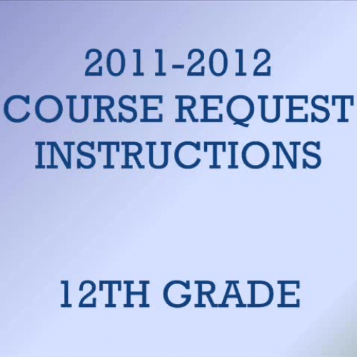 12th Grade Instruction