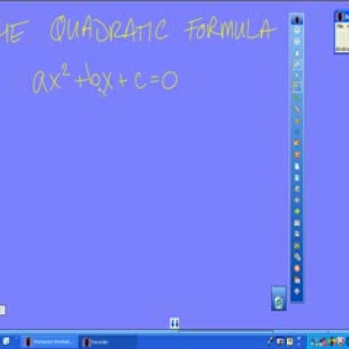 Quadratic Formula Derivation