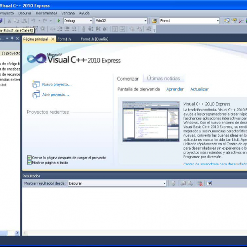 Elementos de visual C++ 2010