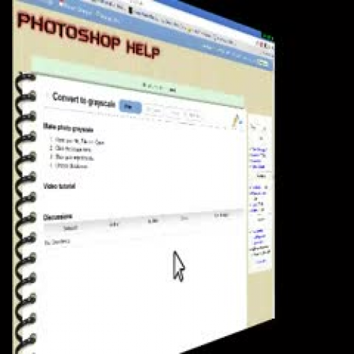 Photoshop CS4 - Image to gray scale.