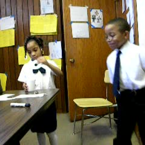 J. and S. do a "ip" word activity