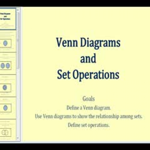 Set Operations and Venn Diagrams - Part 2 of 