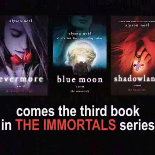 Shadowland The Immortals Alyson Noel Book Tra
