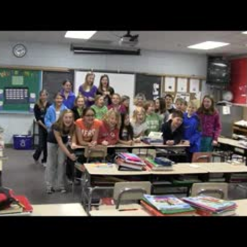 Mr. Olsen's Class sings the Circle Song