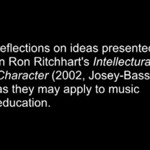 Music Education: Intelligence, Thinking, and 