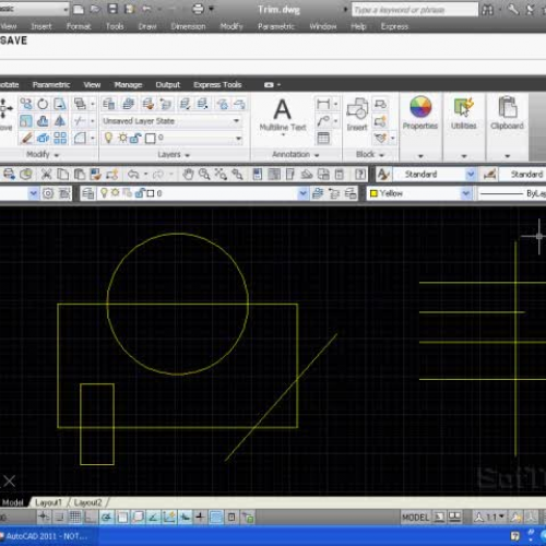 AutoCAD 2011 2D - Trim Command