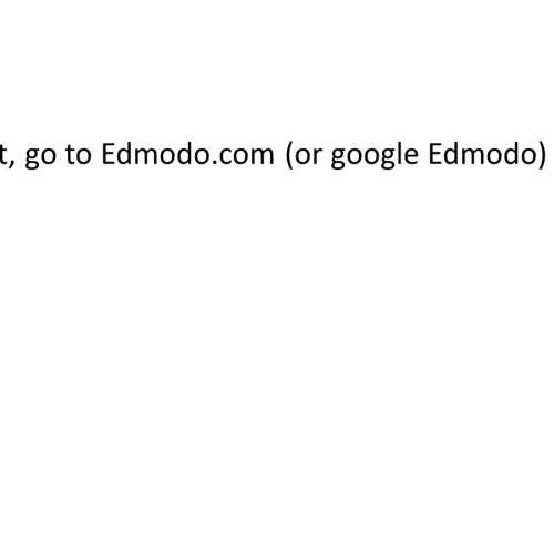 Getting started with Edmodo