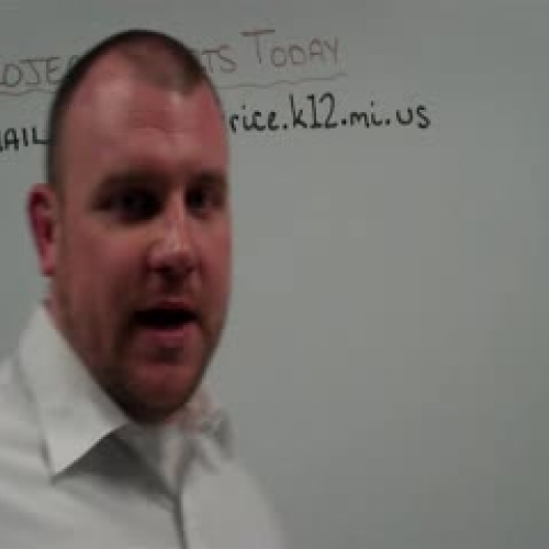 Math 8 - Announcement