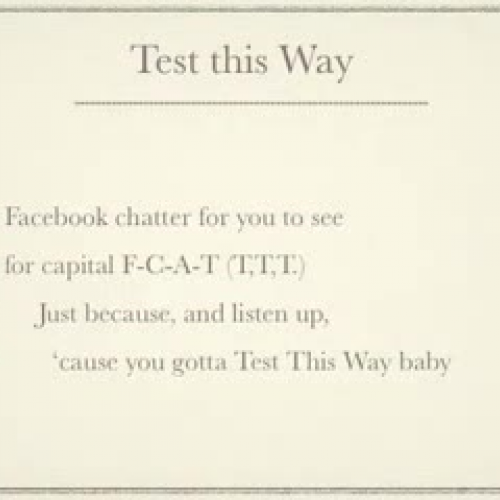 FCAT Test This Way