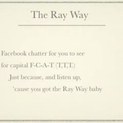 FCAT The RAY WAY
