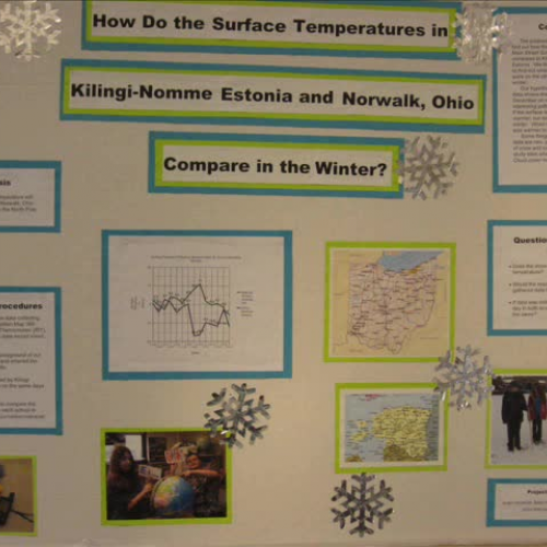 How Do the Surface Temps in Estonia and Ohio 