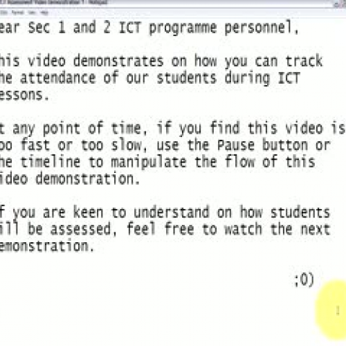 NSS 2011 ICT Tools Demonstration