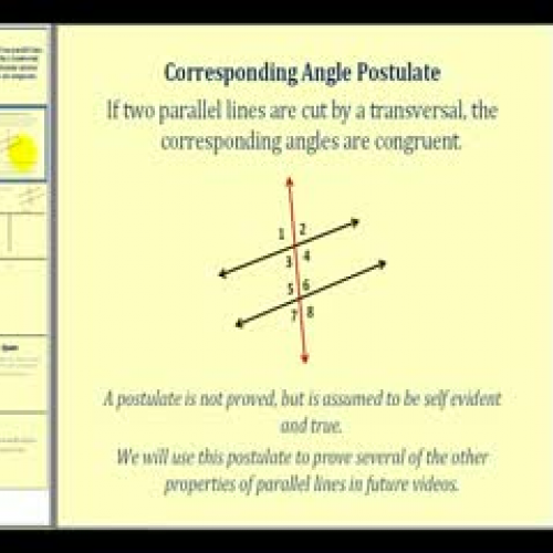 Proof:  Alternate Interior Angles Are Congrue