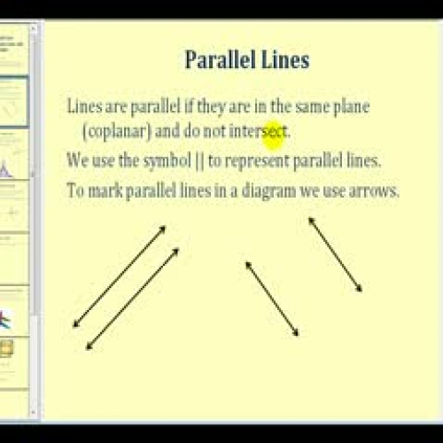 Parallel and Perpendicular Lines and Planes