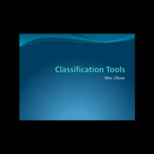 Classification Tools