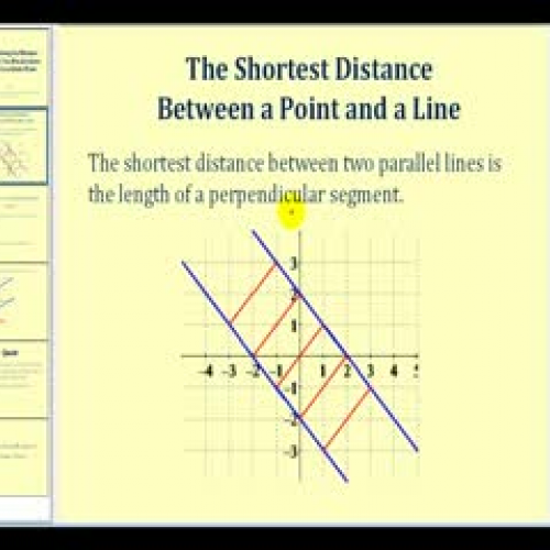 Determine the Distance Between Two Parallel L