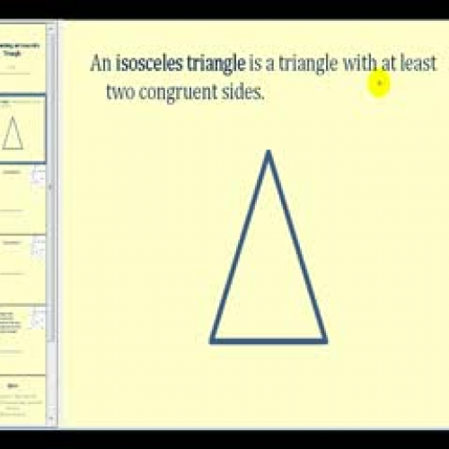 How To Construct An Isosceles Triangle