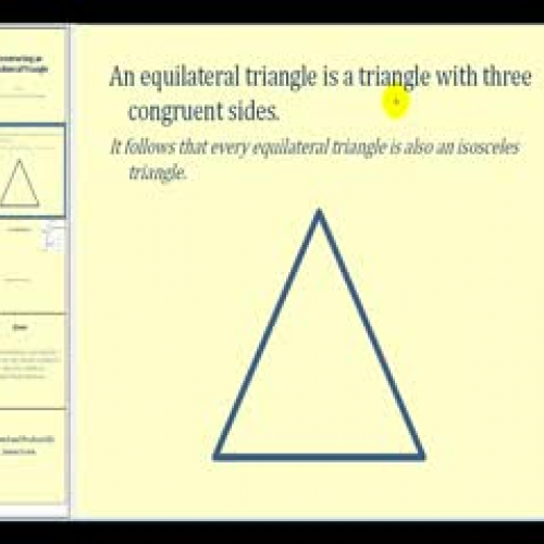 How To Construct An Equilateral Triangle