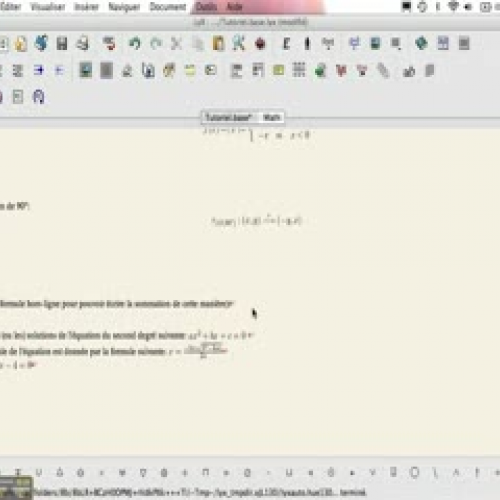 Tutoriel Lyx maths2