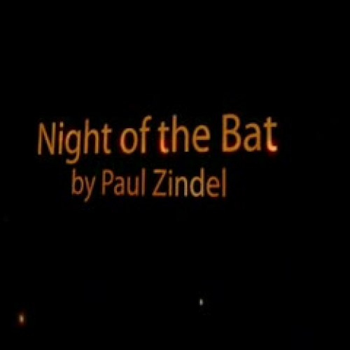 NIGHT OF THE BAT, by Paul Zindel