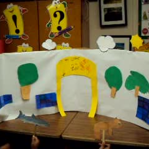 First Grade Puppet Show