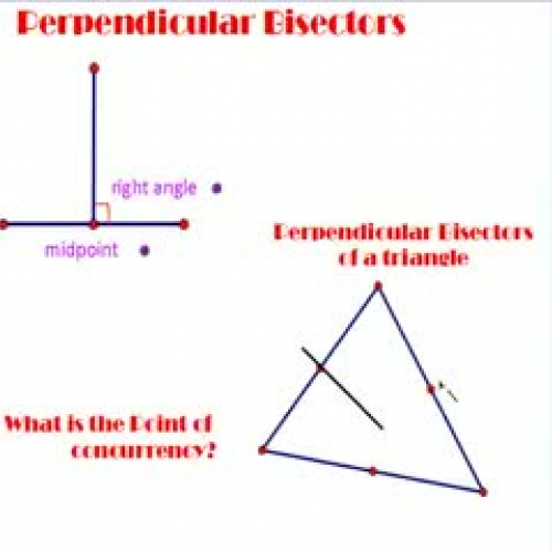 Perpendicular Bisectors