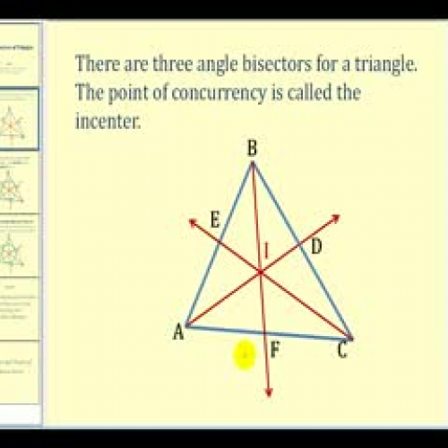 Introduction to Angle Bisectors of a Triangle