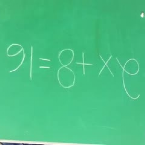 Multi step equations