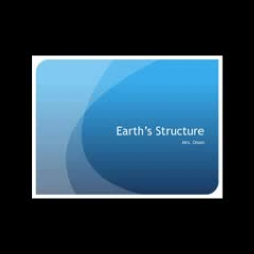 Earth's Structure Test Review
