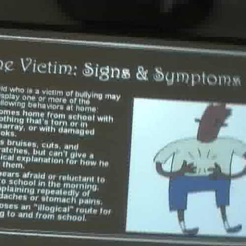 Bullying Part 2- Signs and Symptoms
