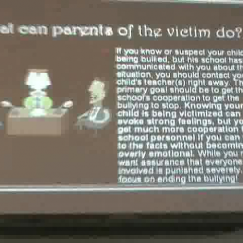 Bullying Part 3_1- What Can Parents of the Vi